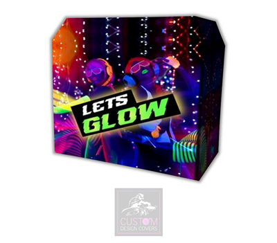 Lets Glow Lycra DJ Booth Cover