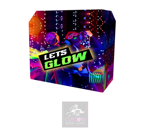 Let's Glow Lycra DJ Booth Cover