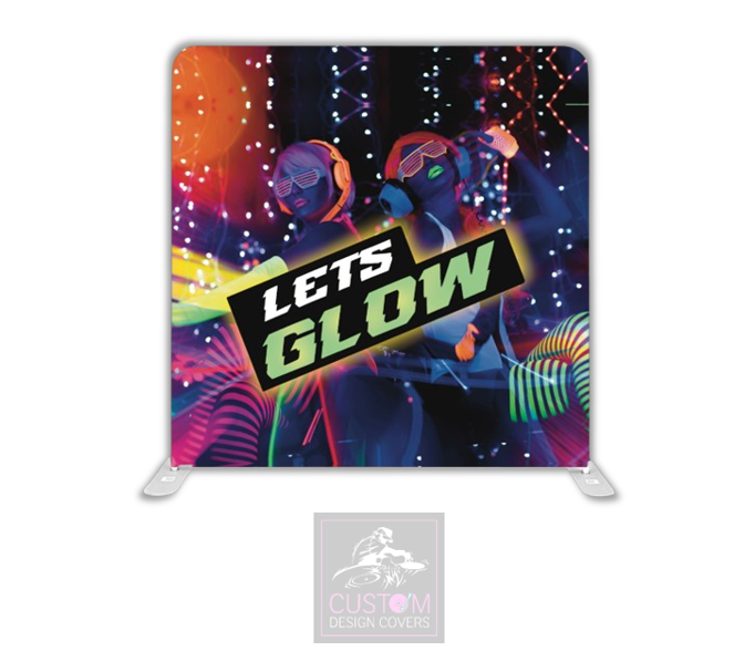 Let’s Glow Pillowcase Backdrop Cover