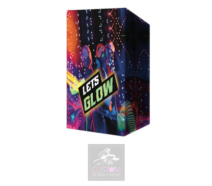 Lets Glow Lycra DJ Booth Cover 