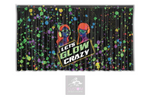 Lets Glow Crazy Backdrop Curtain