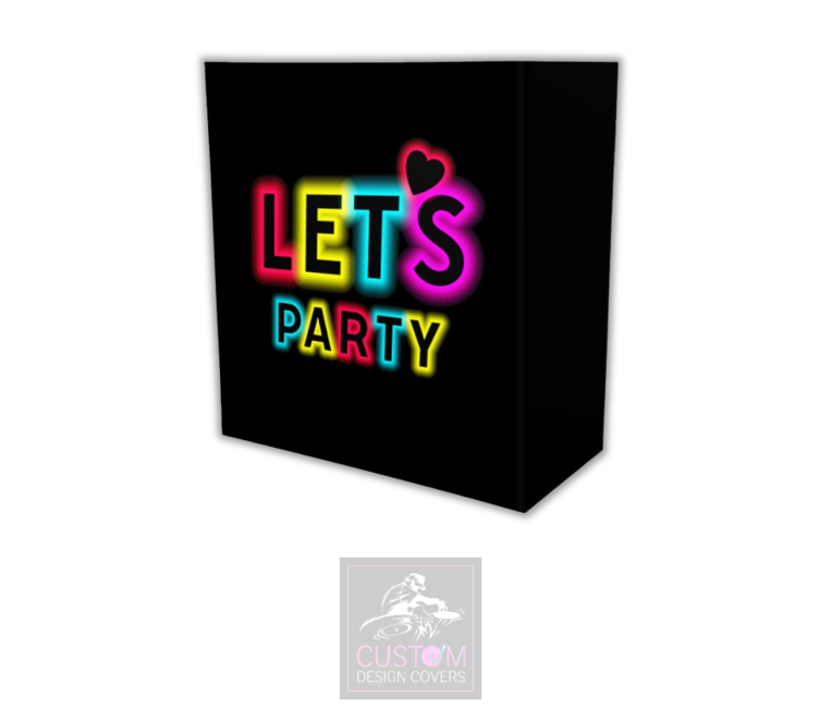 Lets Party Lycra DJ Booth Cover 