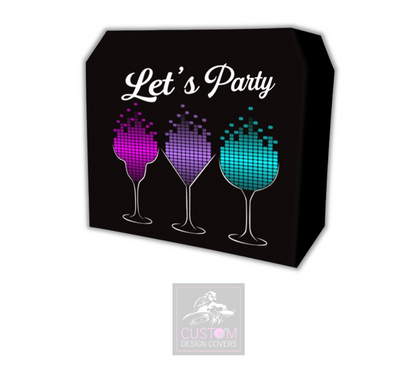 Cocktail Vibes Lycra DJ Booth Cover