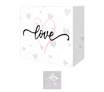 Love Hearts & Vines Booth Cover Truss