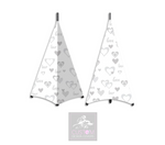 Wedding Love & Hearts Speaker Stand Lycra Covers 