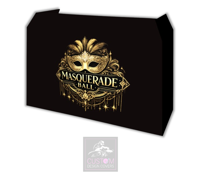 Masquerade Ball  Lycra DJ Booth Cover (PACKAGE BUNDLE)