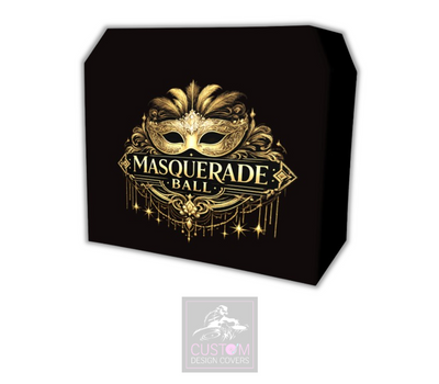 Masquerade Ball  Lycra DJ Booth Cover (PACKAGE BUNDLE)