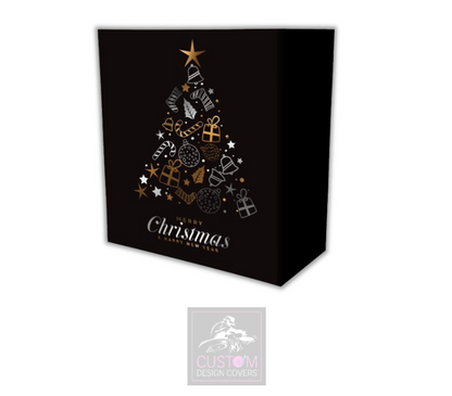 Merry Christmas Lycra DJ Booth Cover