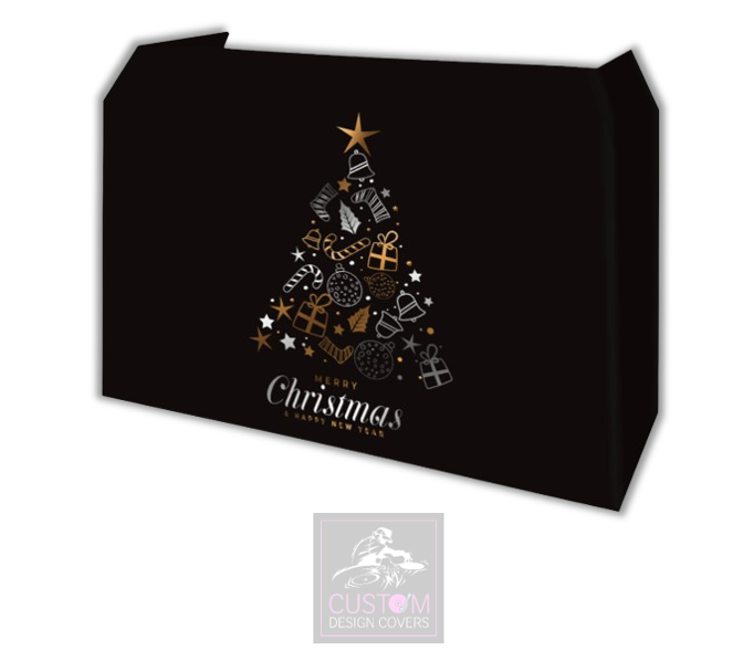 Merry Christmas Lycra DJ Booth Cover