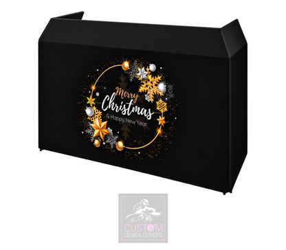 Merry Christmas Lycra DJ Booth Cover