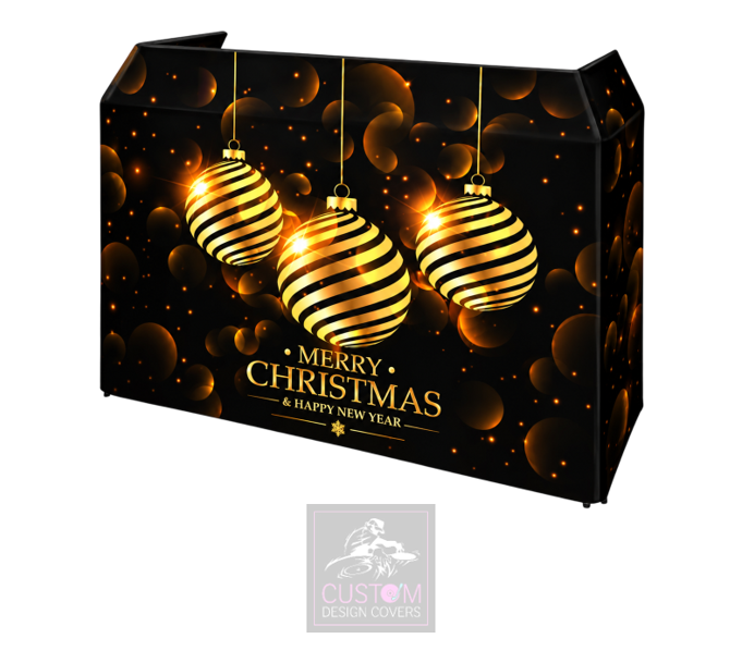 Merry Christmas Lycra DJ Booth Cover