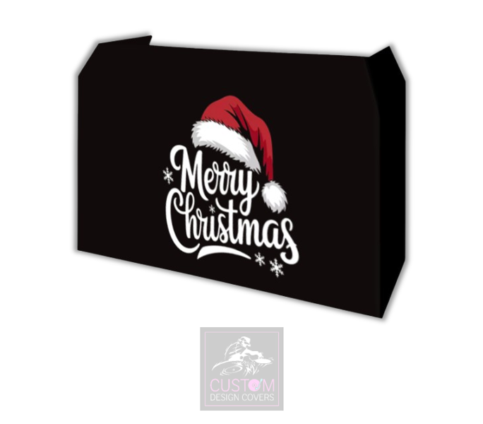 Merry Christmas Lycra DJ Booth Cover 