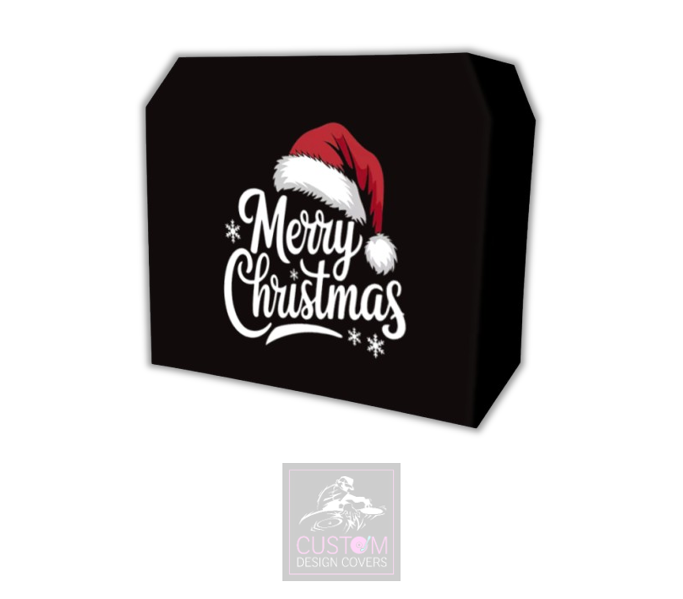 Merry Christmas Lycra DJ Booth Cover