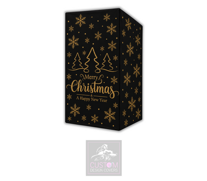 Merry Christmas *GOLD* Lycra DJ Booth Cover