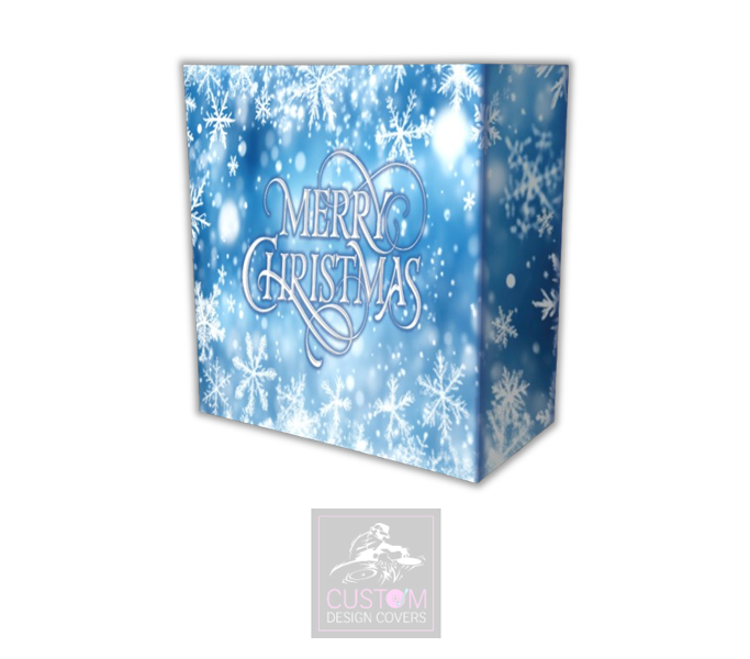 Merry Christmas Lycra DJ Booth Cover 