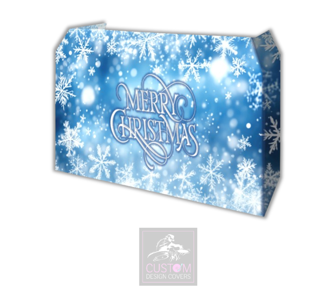 Merry Christmas Lycra DJ Booth Cover