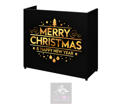 Merry Christmas Lycra DJ Booth Cover