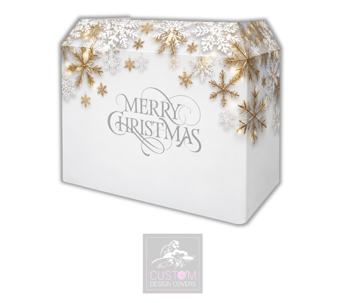 Merry Christmas Lycra DJ Booth Cover