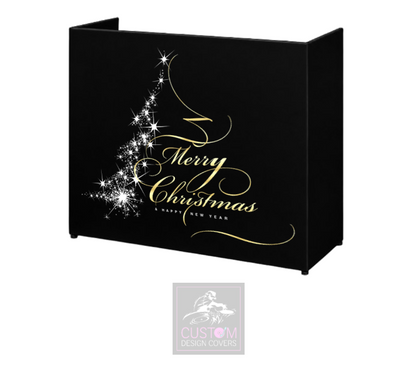 Merry Christmas Lycra DJ Booth Cover