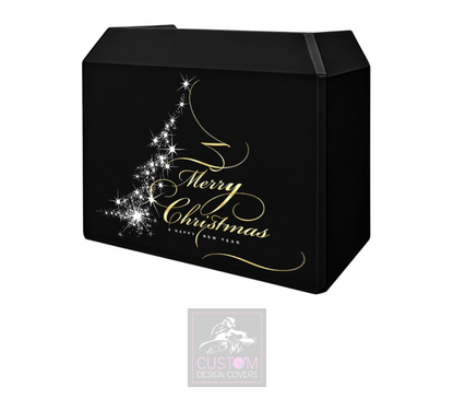 Merry Christmas Lycra DJ Booth Cover