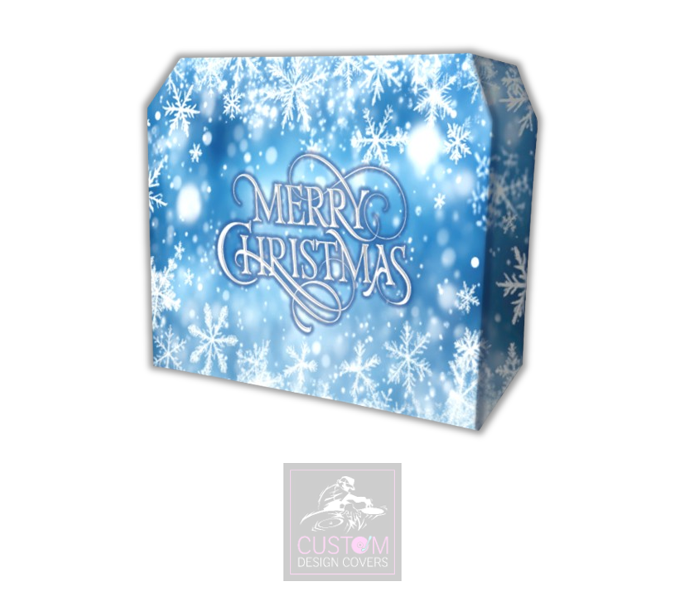 Merry Christmas Lycra DJ Booth Cover 