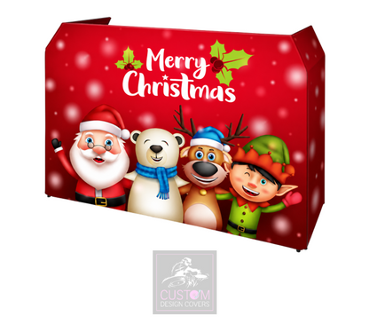 Merry Christmas Lycra DJ Booth Cover