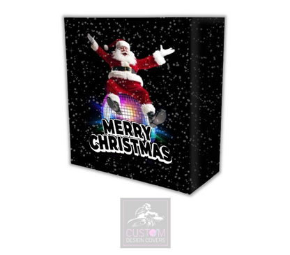 Merry Christmas Lycra DJ Booth Cover