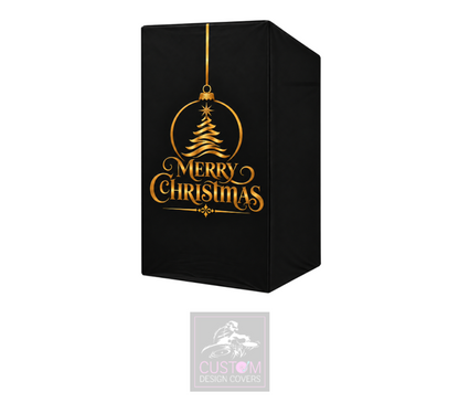 Merry Christmas *GOLD* Lycra DJ Booth Cover