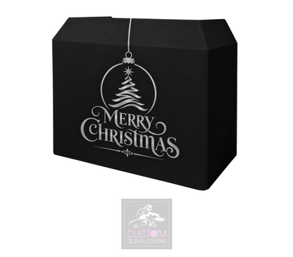 Merry Christmas *GREY* Lycra DJ Booth Cover
