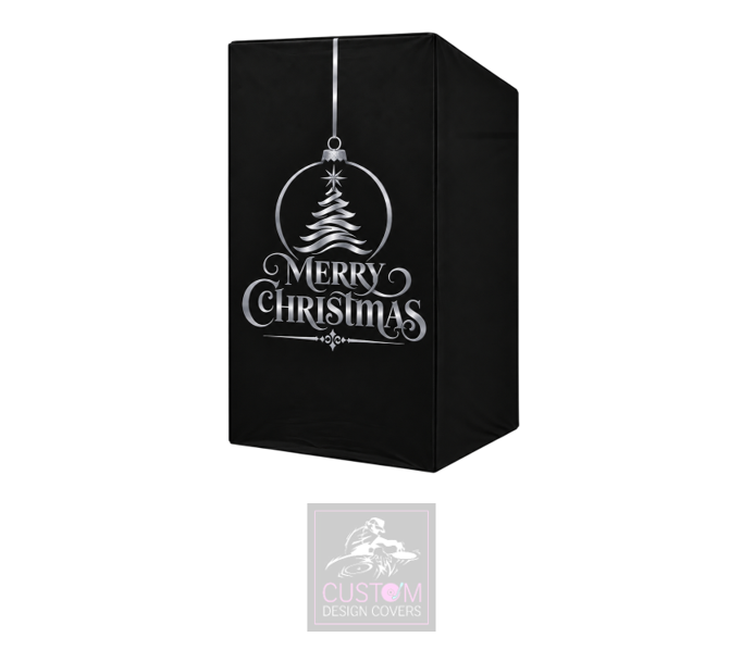 Merry Christmas *GREY* Lycra DJ Booth Cover