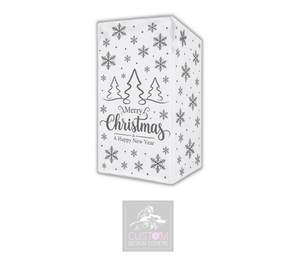 Merry Christmas *GREY* Lycra DJ Booth Cover