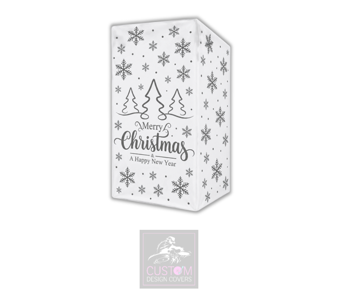 Merry Christmas *GREY* Lycra DJ Booth Cover