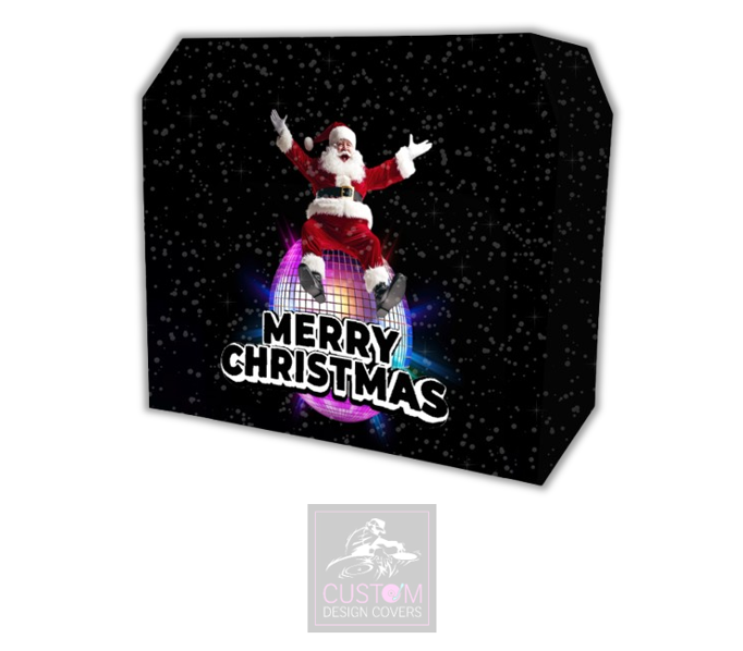 Merry Christmas Lycra DJ Booth Cover