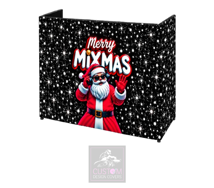 Merry Mixmas Lycra DJ Booth Cover
