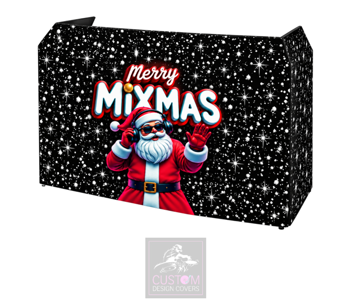 Merry Mixmas Lycra DJ Booth Cover