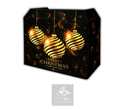 Merry Christmas Lycra DJ Booth Cover