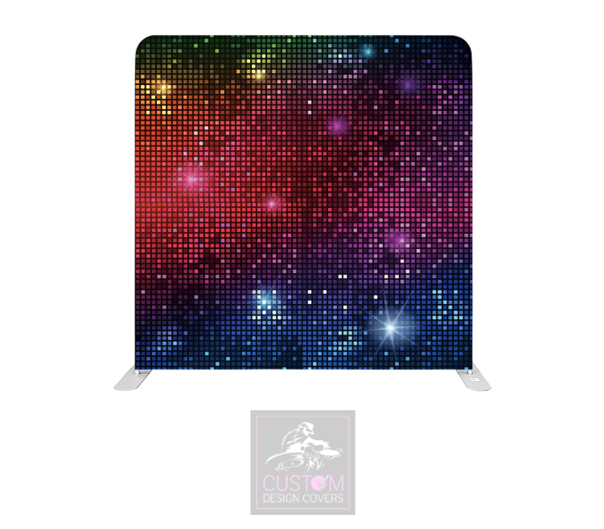 Party Mosaic Lycra Pillowcase Backdrop Cover 