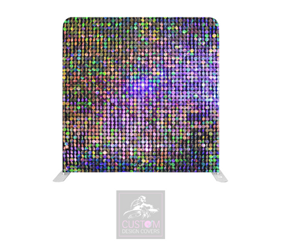 Holographic Effect Lycra Pillowcase Backdrop Cover