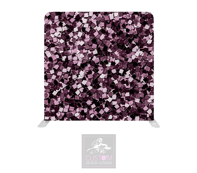 Chunky Glitter Effect Lycra Pillowcase Backdrop Cover (DOUBLE SIDED)