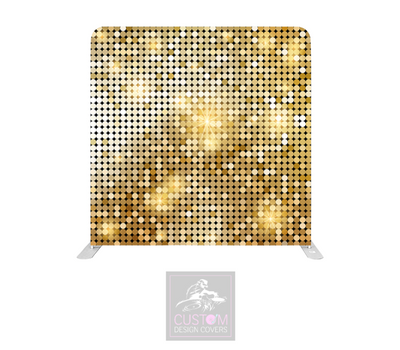 Golden Flash Lycra Pillowcase Backdrop Cover