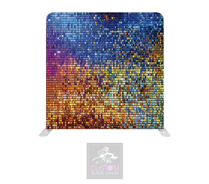 Abstract Mosaic Lycra Pillowcase Backdrop Cover (DOUBLE SIDED)