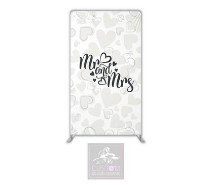 Mr & Mrs Lycra Display Banner Cover - DOUBLE SIDED