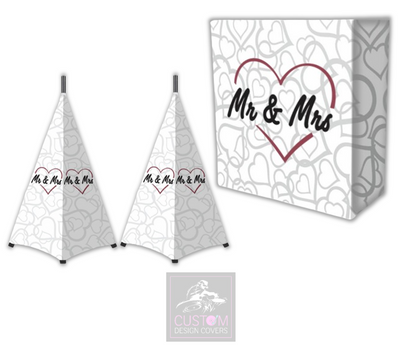 Mr & Mrs Lycra DJ Booth Cover  (PACKAGE BUNDLE) - COMBI