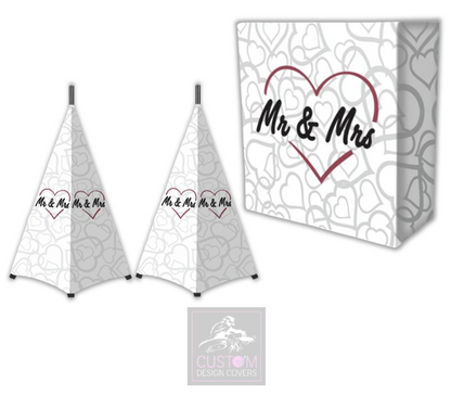 Mr & Mrs Lycra DJ Booth Cover (PACKAGE BUNDLES) - TRUSS