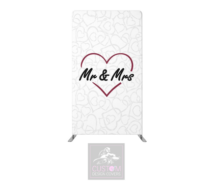 Mr & Mrs Lycra Display Banner Cover - DOUBLE SIDED
