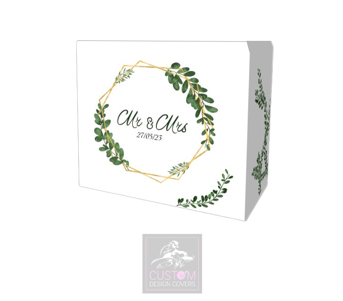 Mr & Mrs Wedding Vine Booth Cover Combi