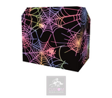 Multi-coloured UV Effect Halloween Spider Web DJ Booth Cover-MKII