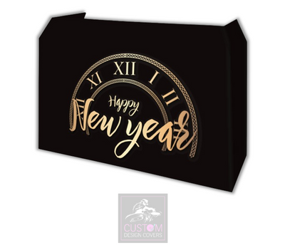 Happy New Year Lycra DJ Booth Cover