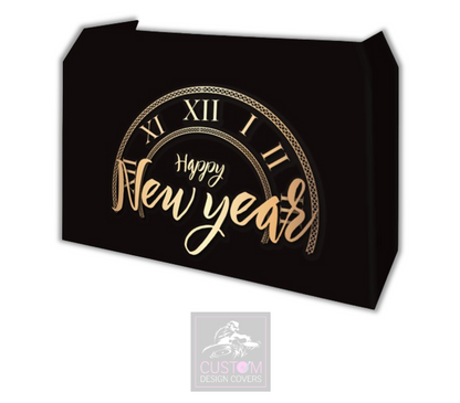 Happy New Year Lycra DJ Booth Cover