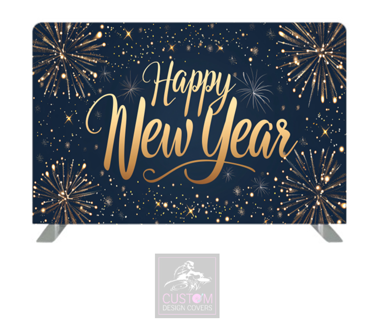 Happy New Year Pillowcase Backdrop Cover